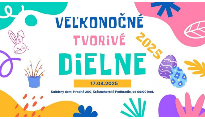Veľkonočné tvorivé dielne priniesli radosť a kreativitu