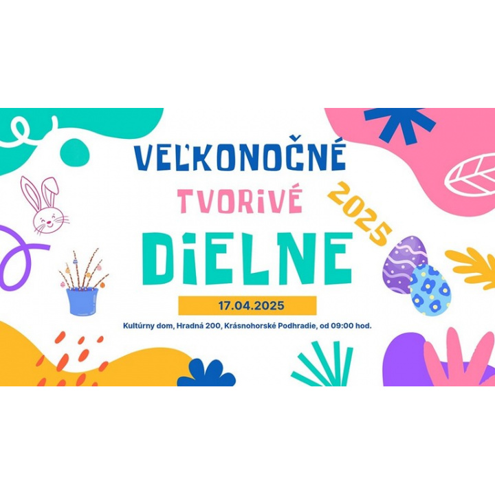 Veľkonočné tvorivé dielne priniesli radosť a kreativitu